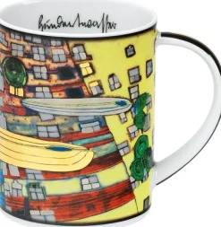 Ars mundi 4 Becher »Magic Mugs 2021« im Set nach Hundertwasser