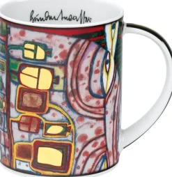 Ars mundi 4 Becher »Magic Mugs 2021« im Set nach Hundertwasser