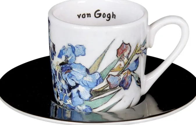 Ars mundi 4 Espressotassen mit Künstlermotiven nach van Gogh
