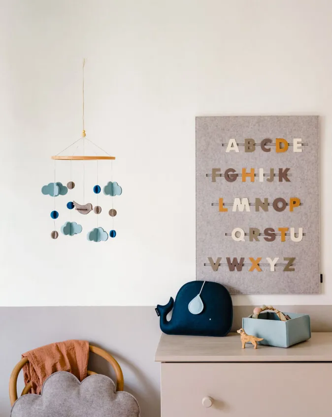 Kinder HEY-SIGN GmbH ABC-Wandbild aus Filz