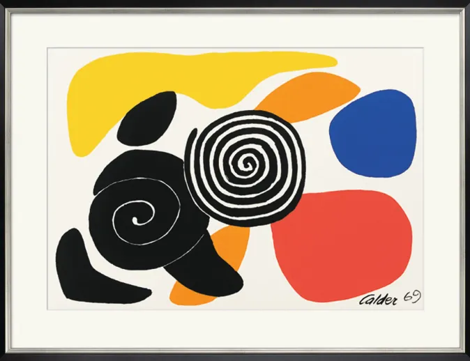 Ars mundi Alexander Calder: Bild »Spirals and Petals« (1969)