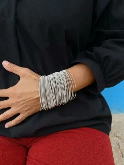 la molla »Armband 97« aus Edelstahlfedern