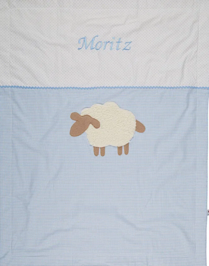 Glückspilz Baby-Kuscheldecke »Schaf«