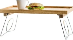 Sagaform Bett-Tablett »Oak« mit einklappbaren Beinen, Eiche