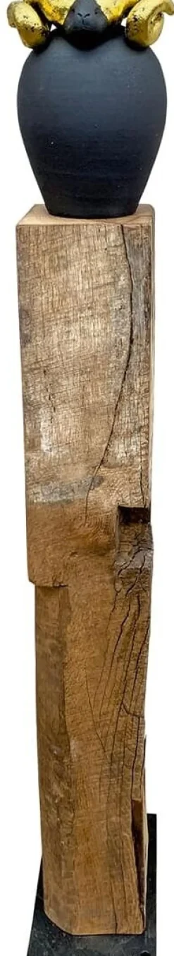 Ars mundi Boerner, Susanne: Gartenstele »Hauswächter Widder II«