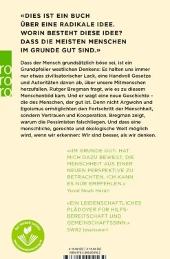 ZEIT Buchhandlung Bregman, R: Im Grunde gut