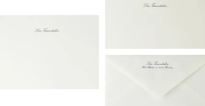 Bethge Concept Briefpapier Miniformat, Dunkelblau