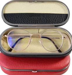 F. Hammann Brillenetui aus Leder