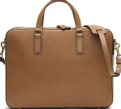 MISMO Businesstasche »MORRIS«, Naturbraun