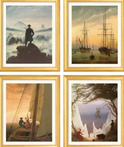 Ars mundi Caspar David Friedrich: 4 Bilder im Set
