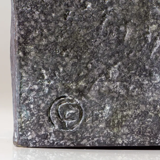 WELTKUNST Christoph Fischer: »Schleiereule«, 2022 Bronze