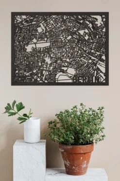 City Shapes Citymap »Berlin« aus Holz