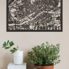 City Shapes Citymap »Frankfurt« aus Holz