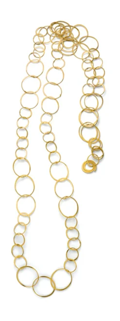 Antje Liebscher Collier »Goldring« aus vergoldetem Silber