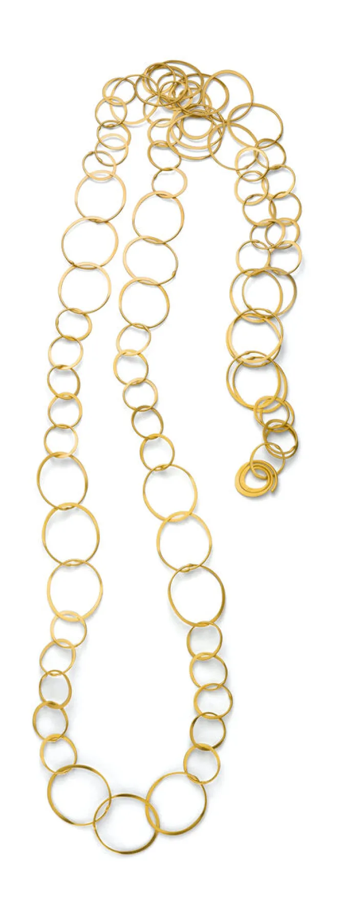 Antje Liebscher Collier »Goldring« aus vergoldetem Silber