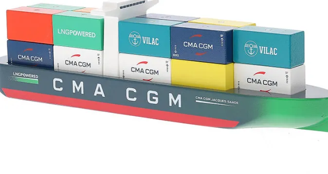 Kinder VILAC Container Schiff