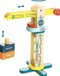 Kinder VILAC Container-Kran aus Holz »ity«