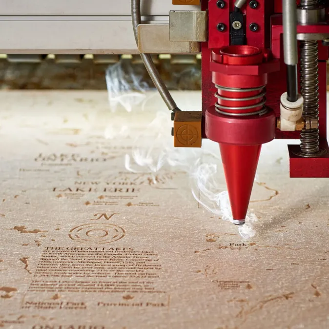 CUTTING BROTHERS 3-D Holzkarte »London«