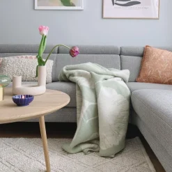 Wool Only Decke »Ginkgo«