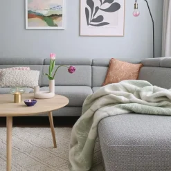 Wool Only Decke »Ginkgo«