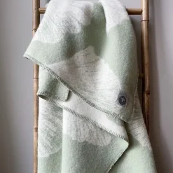 Wool Only Decke »Ginkgo«