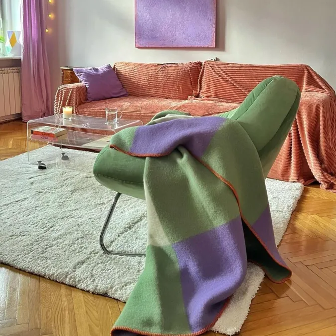 Wool Only Decke »Tricolor«