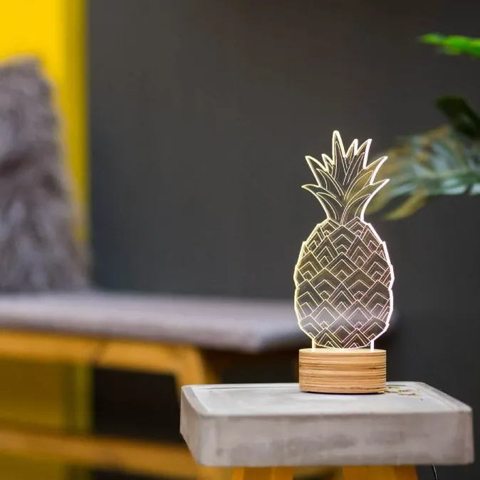 Studio Cheha LTD 3D-Lampe #Pineapple