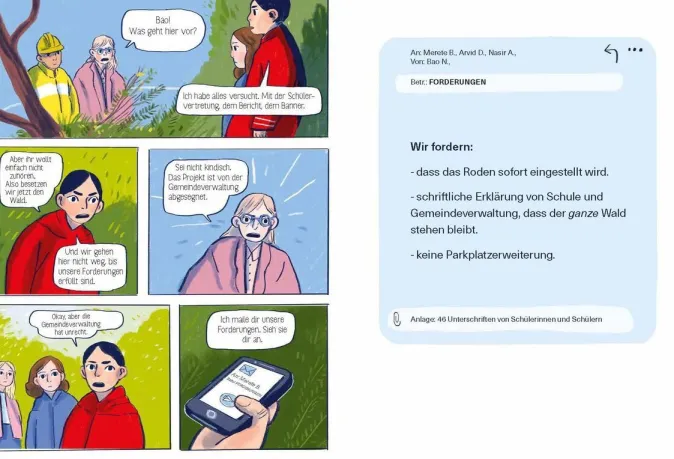 Kinder ZEIT Buchhandlung Dåsnes, Nora: Hände weg von unserem Wald!