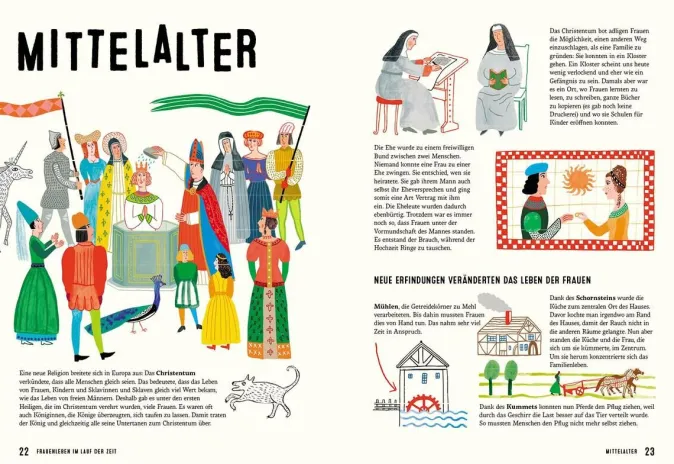 Kinder ZEIT Buchhandlung Frauenleben im Lauf der Zeit