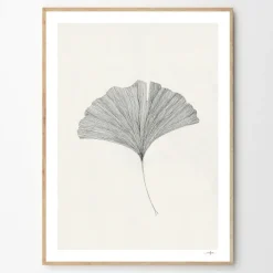 The Poster Club Frois, Ana: »Ginkgo Leaf«, mit Rahmung
