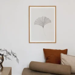 The Poster Club Frois, Ana: »Ginkgo Leaf«, mit Rahmung