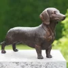 Ars mundi Gartenskulptur »Dackel« aus Bronze
