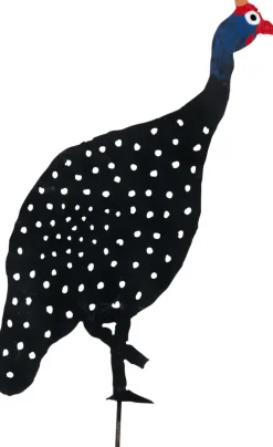 Ars mundi Gartenstecker / Silhouetten »Perlhühner«, 5er-Set