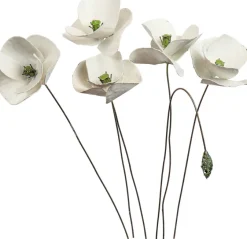 Ars mundi Gartenstecker »Weißer Mohn«