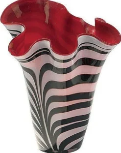 Ars mundi Glasvase Stripes