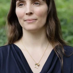 Anke Gralfs Goldanhänger mit Saphir (Blau)