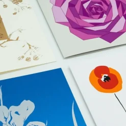 Bethge Concept Grußkarten-Set »Blumige Grüße«, 8-teilig