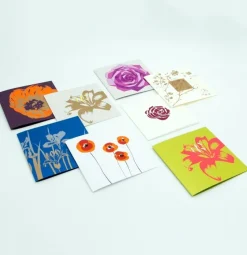 Bethge Concept Grußkarten-Set »Blumige Grüße«, 8-teilig