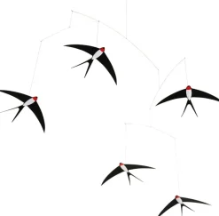 Flensted Hanging Art Hanging Art »Fliegende Schwalben«