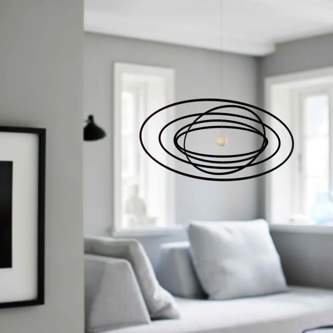 Flensted Hanging Art Hanging Art »Science Fiction Ellipse, Horizontal«
