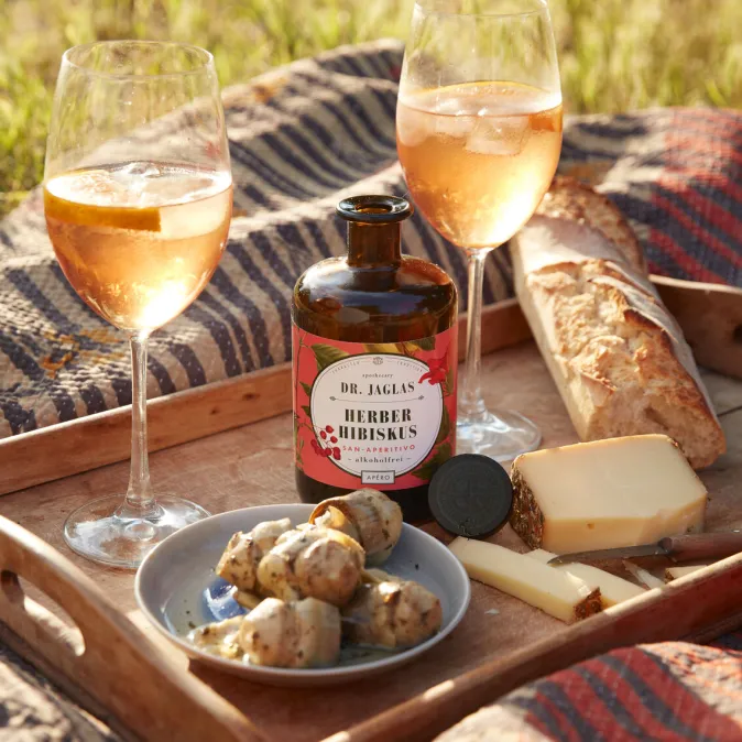 Dr. Jaglas »Herber Hibiskus« (alkoholfreier Aperitif)