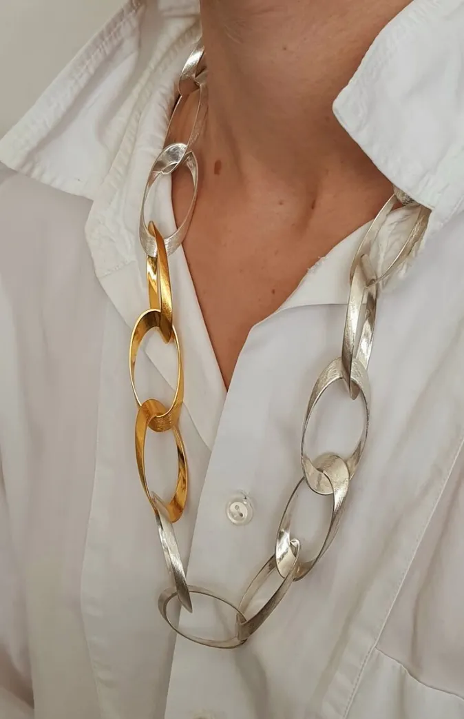 HML Berlin HML-Collier »Standing Ovations«, Silber und Gold