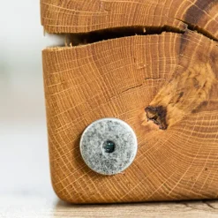 Blockmanufaktur Hoher Eichen-Beistelltisch