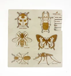 Kinder Stuka Puka Holzpuzzle »Leben des Käfers«