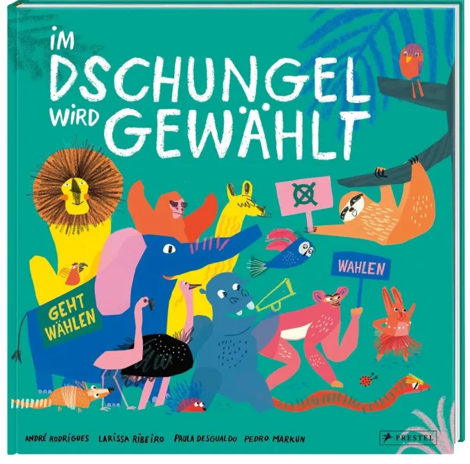 Kinder ZEIT Buchhandlung Im Dschungel wird gewählt