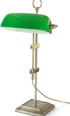 Ars mundi Jugendstil-Leuchte / Bankers Lamp »Emeralite«