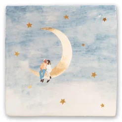 StoryTiles Keramikfliese »Bis zum Mond und zurück«