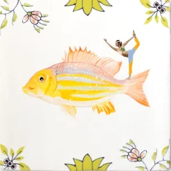 StoryTiles Keramikfliese »Im Flow«