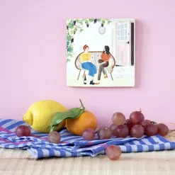 StoryTiles Keramikfliese »Zeit für Wein«