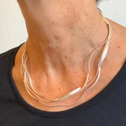 Franziska Rappold Kette »Bogen« in Silber